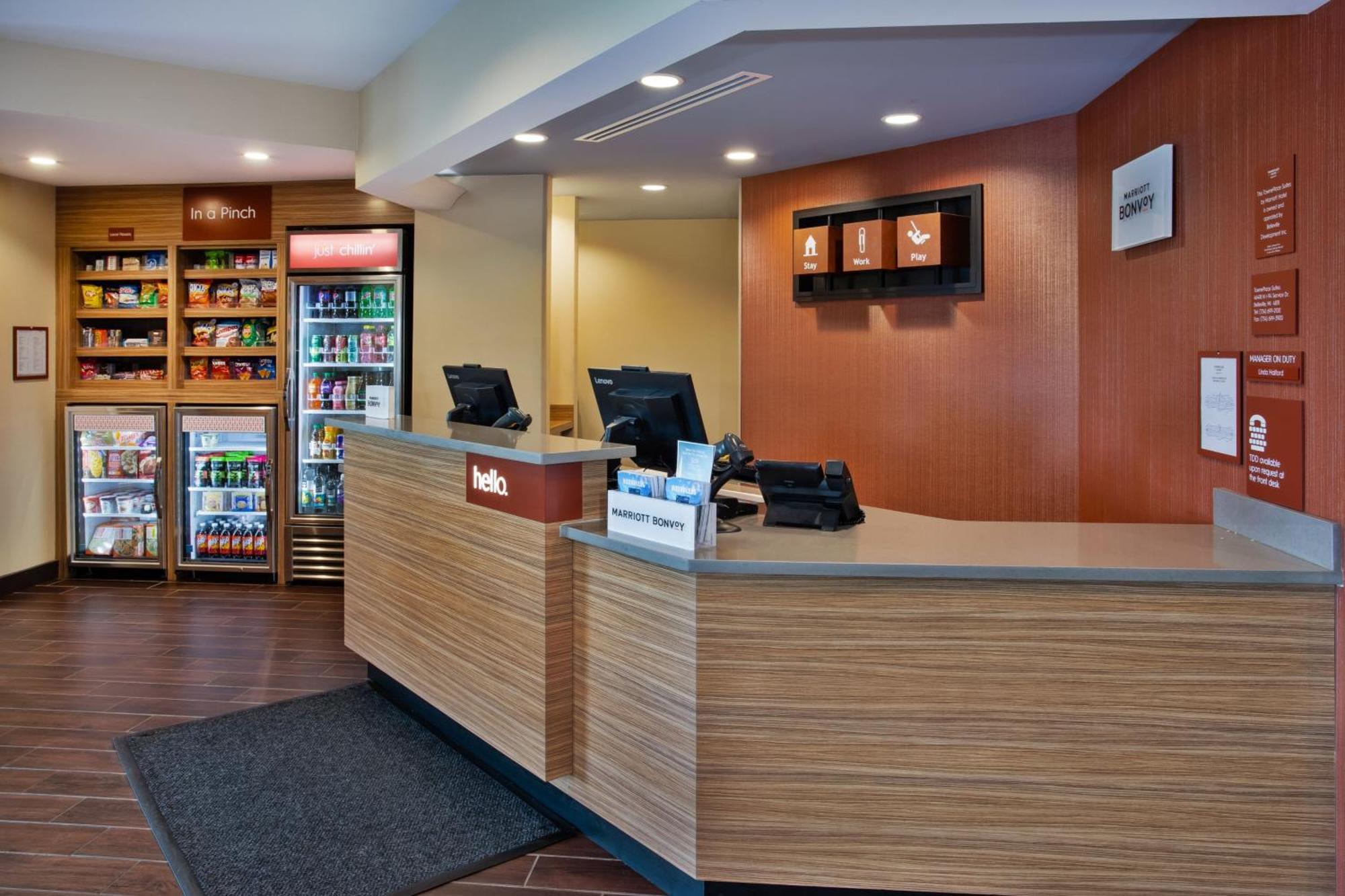 Towneplace Suites By Marriott Detroit Belleville Esterno foto