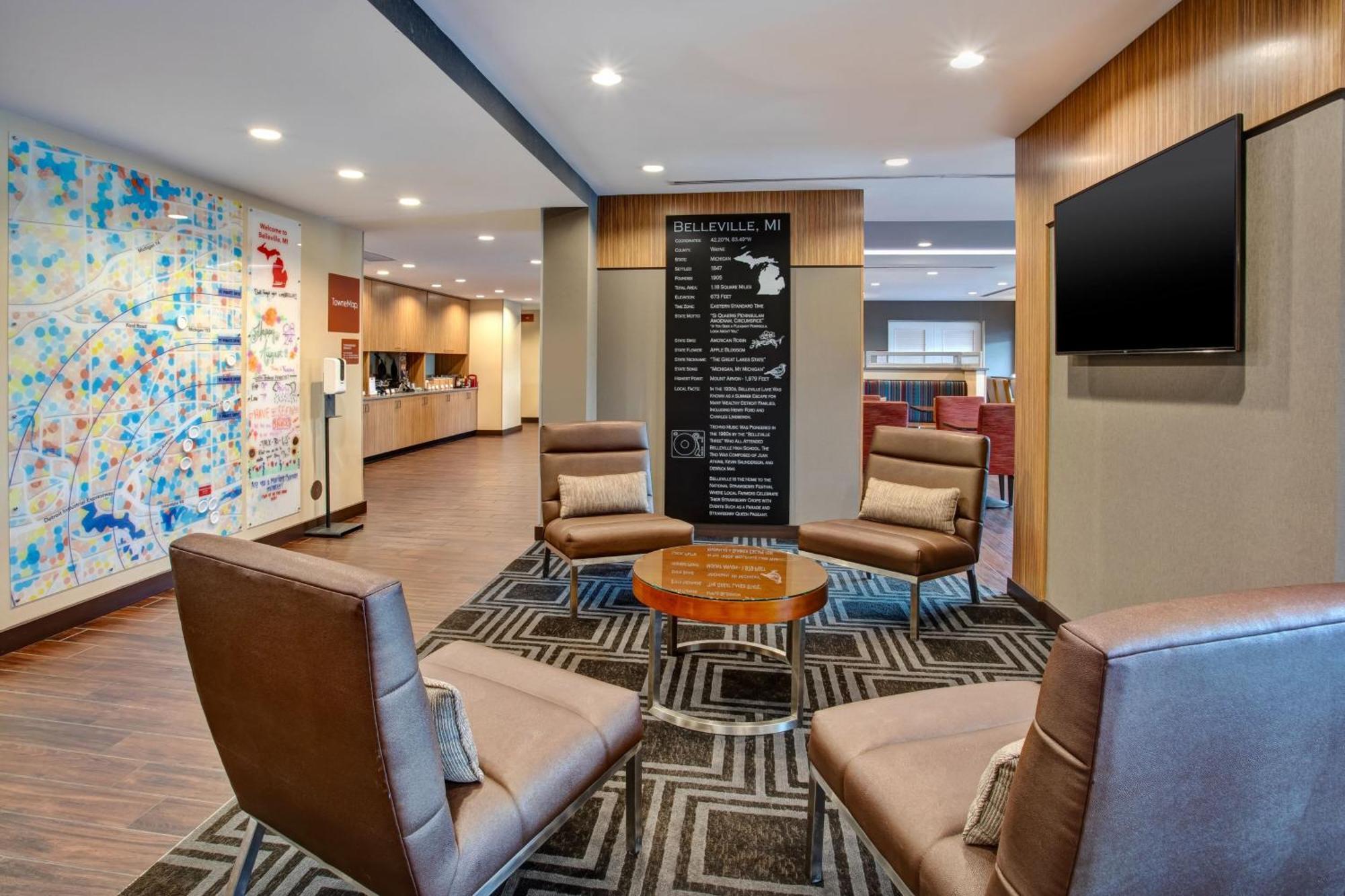 Towneplace Suites By Marriott Detroit Belleville Esterno foto